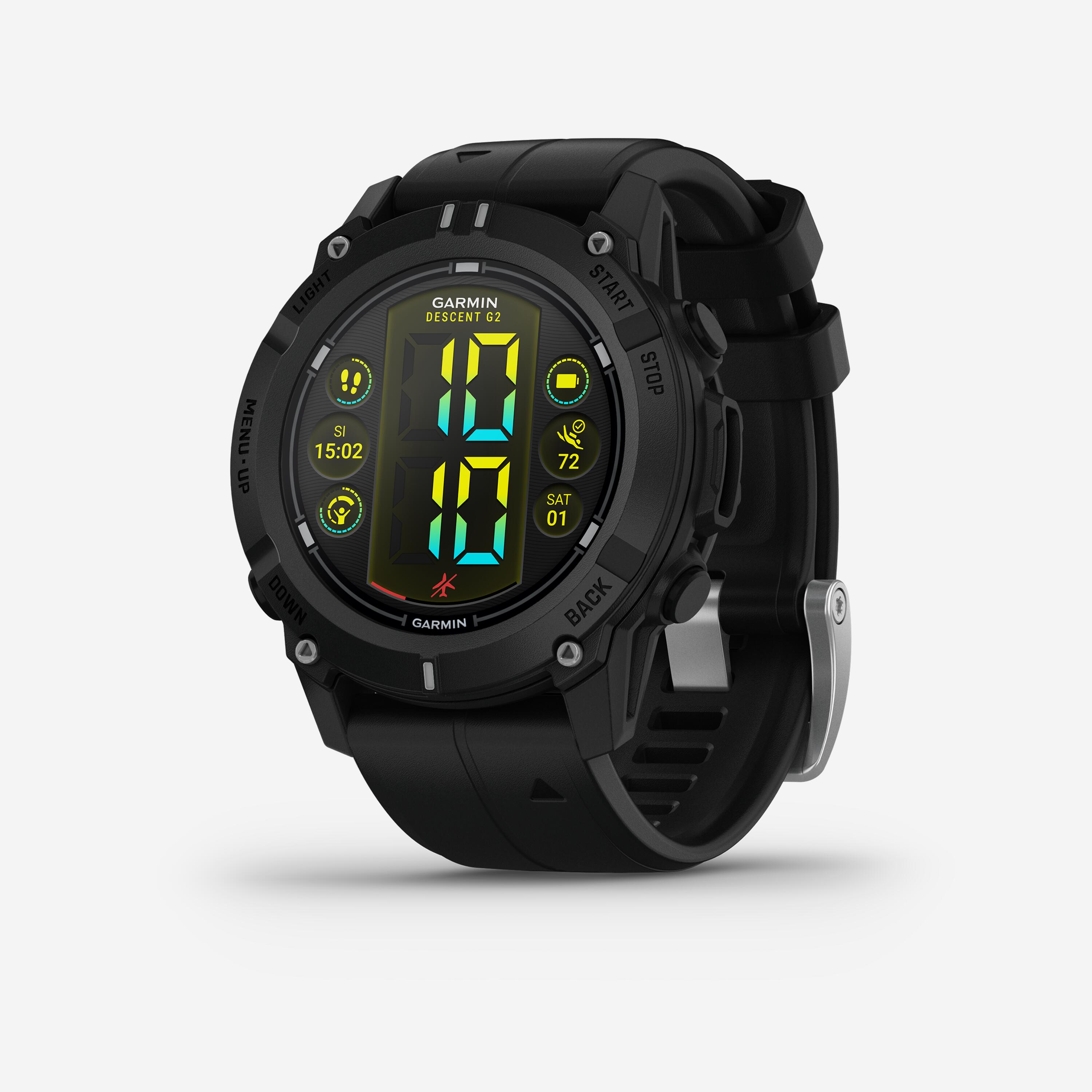 GPS-Smartwatch mit Tauchcomputer Garmin – Descent G2 – schwarz 2/11