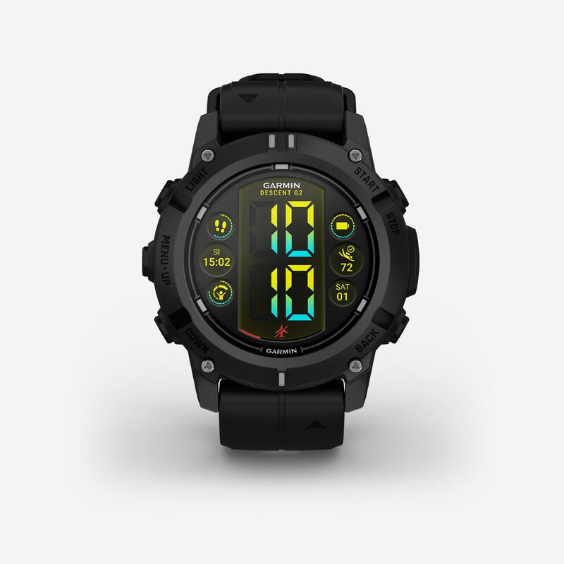 Montre GPS connectée avec ordinateur de plongée Garmin - Descent G2 - noir