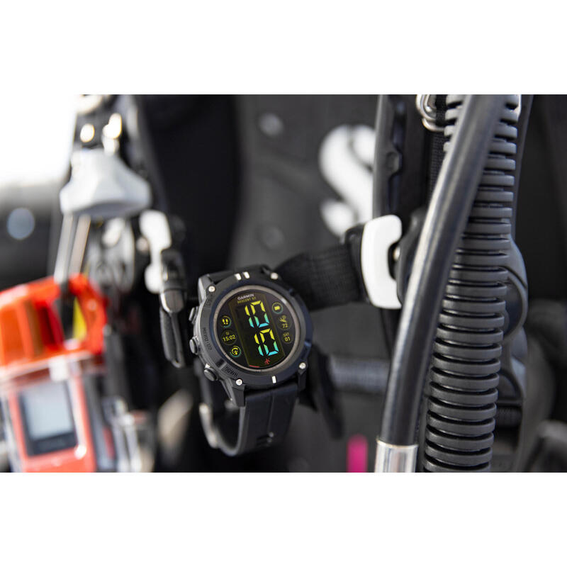Ceas GPS conectat cu computer de scufundare Garmin - Descent G2 - negru