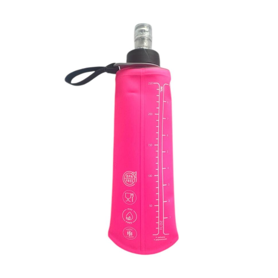 Softflask do biegania Rea Tape Aqua Fold 250ml różowy