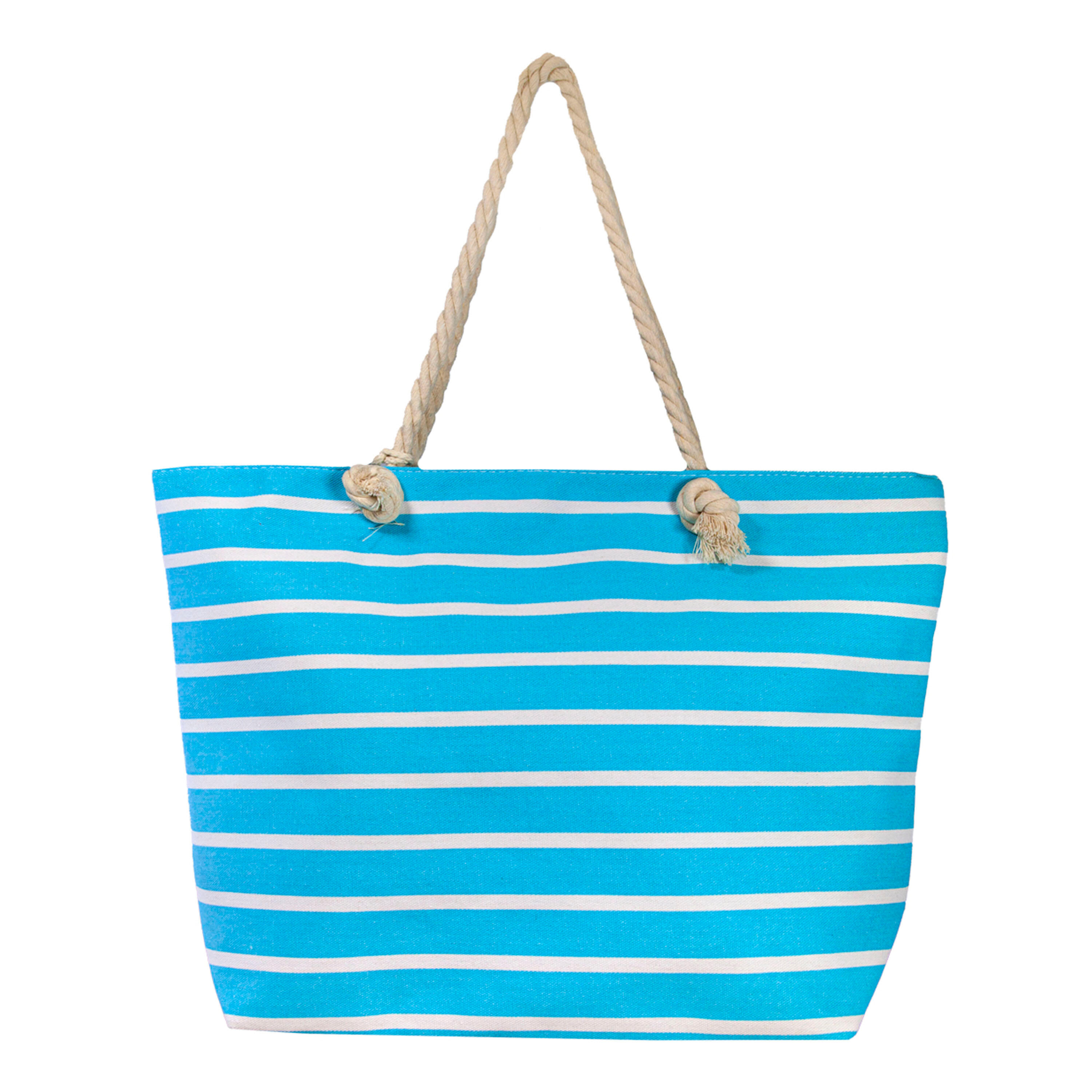Saco de Praia Azul Turquesa 2/5