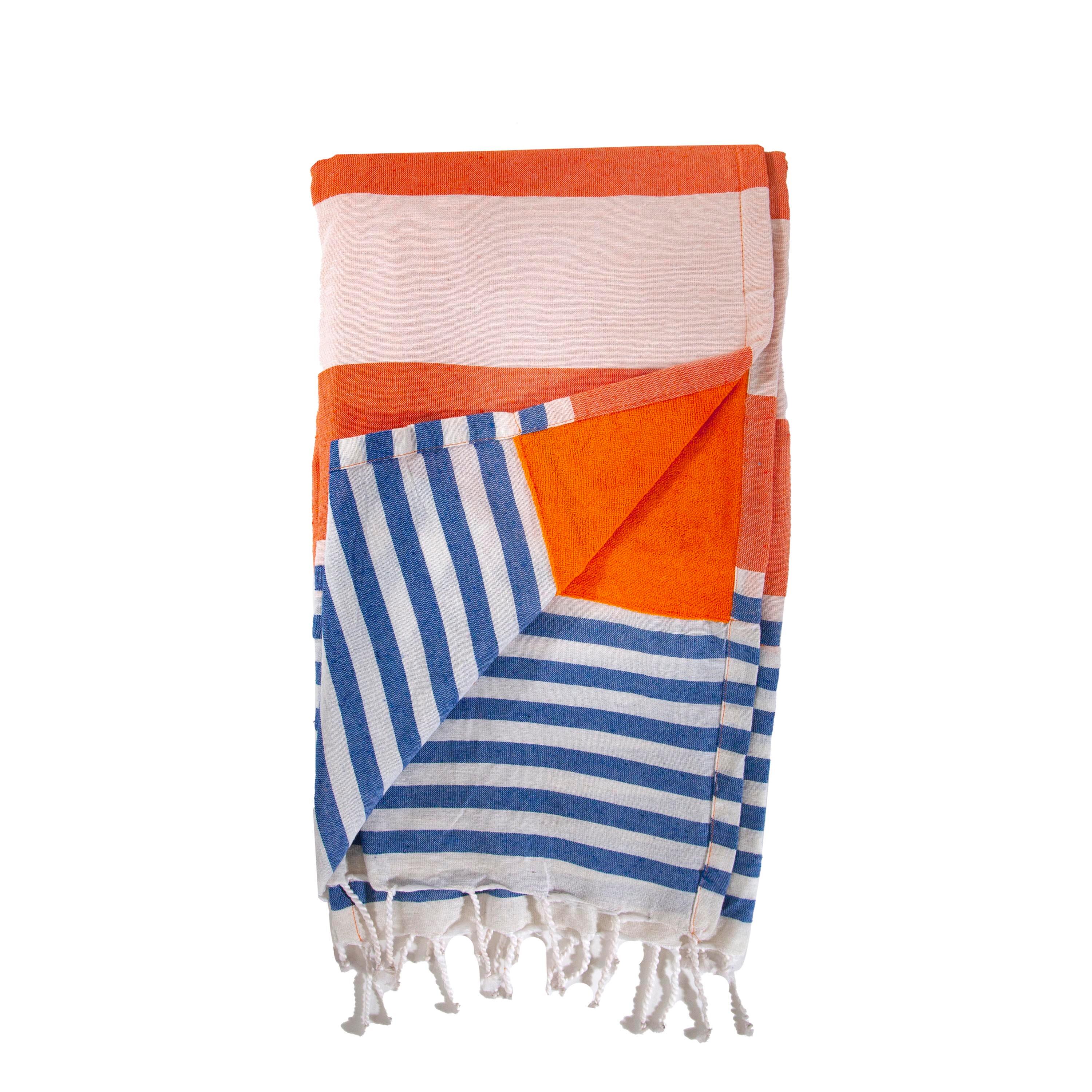 Toalha Praia Paréo 90x170 Laranja 2/5