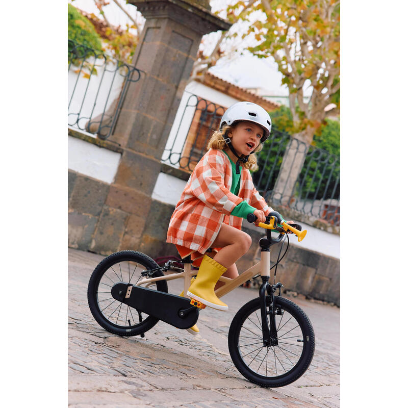 Bicicletă 16 inch 4-6 ani 6.5 kg DISCOVER 900 Bej Copii