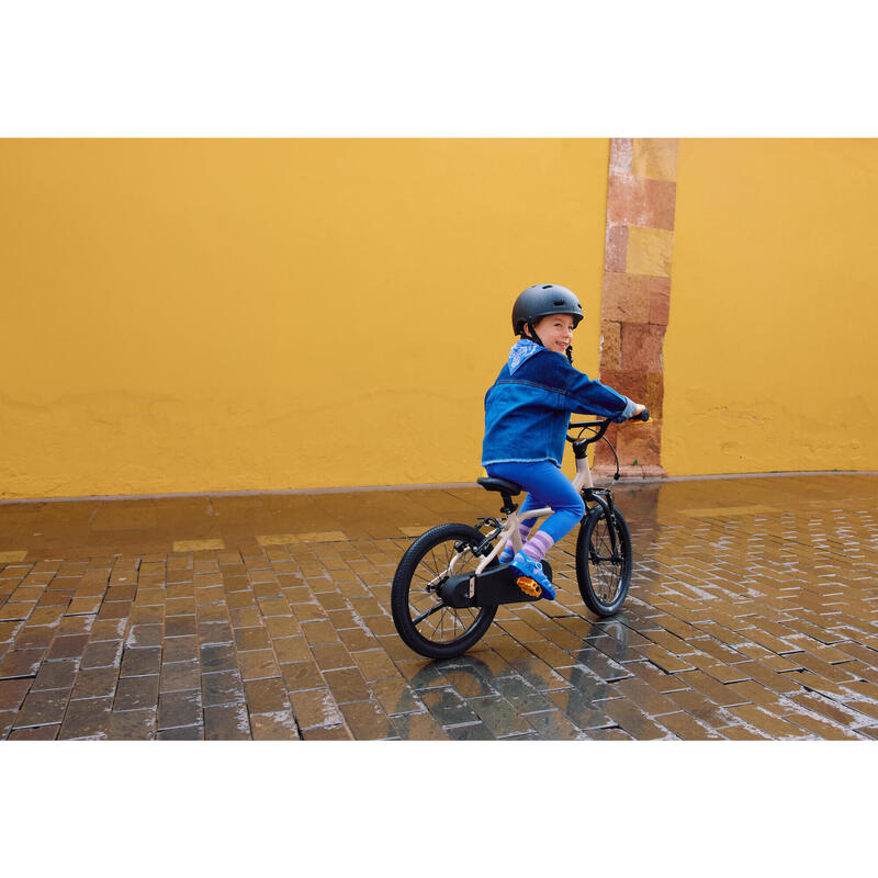 Bicicletă 16 inch 4-6 ani DISCOVER 900 Bej Copii