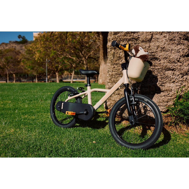 Bicicletă 16 inch 4-6 ani 6.5 kg DISCOVER 900 Bej Copii