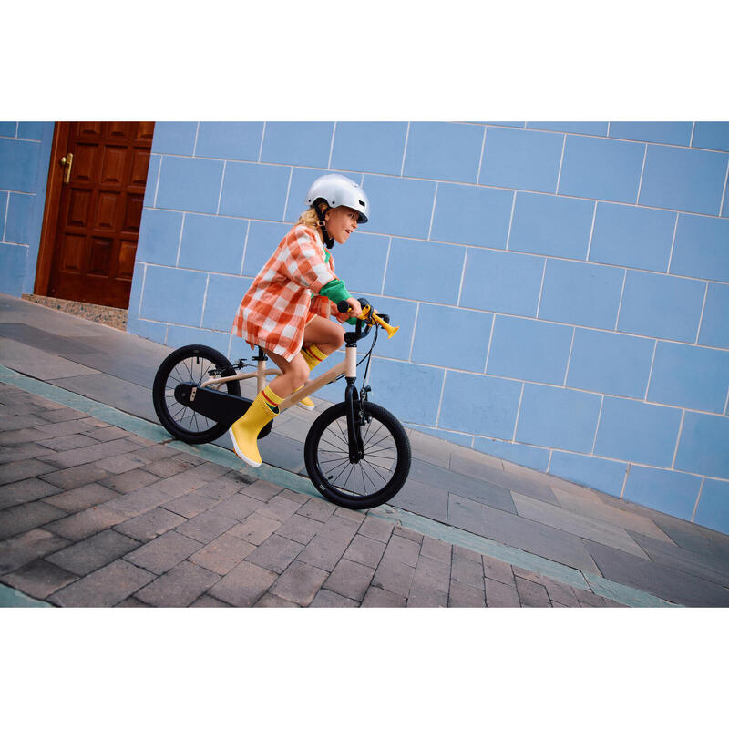 Bicicletă 16 inch 4-6 ani DISCOVER 900 Bej Copii
