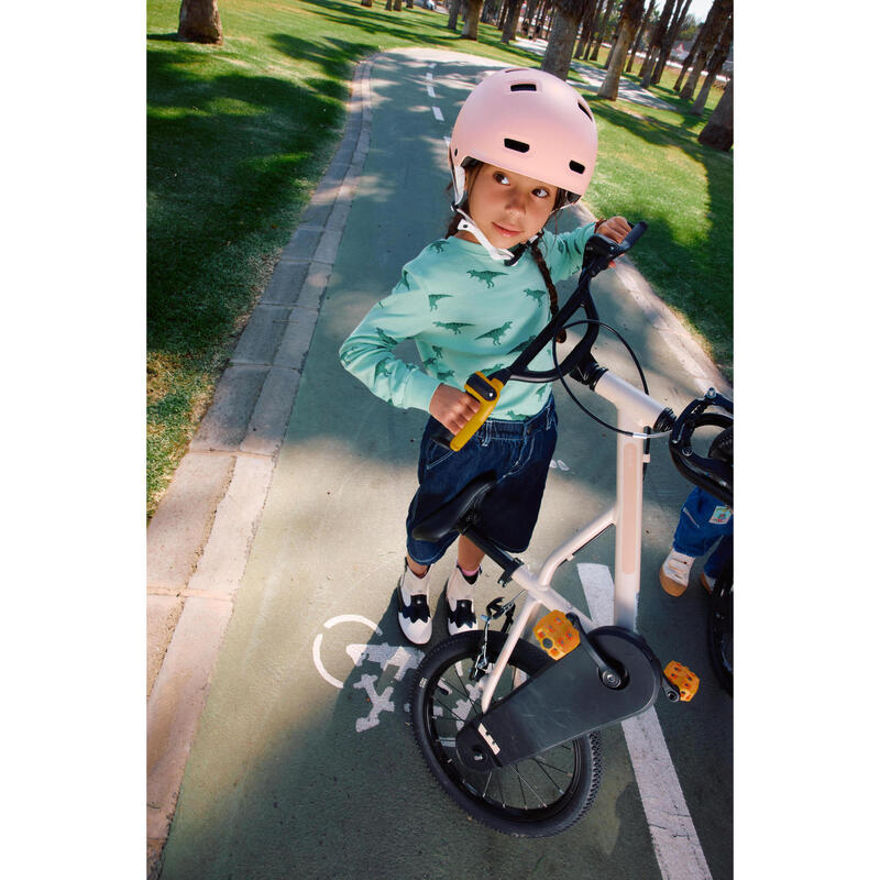 Bicicletă 16 inch 4-6 ani DISCOVER 900 Bej Copii