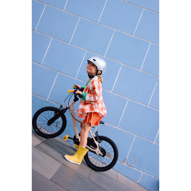 Bicicletă 16 inch 4-6 ani 6.5 kg DISCOVER 900 Bej Copii