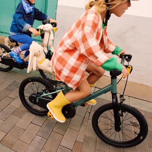 Vélo enfant 16 pouces 4-6 ans, DISCOVER 900 vert