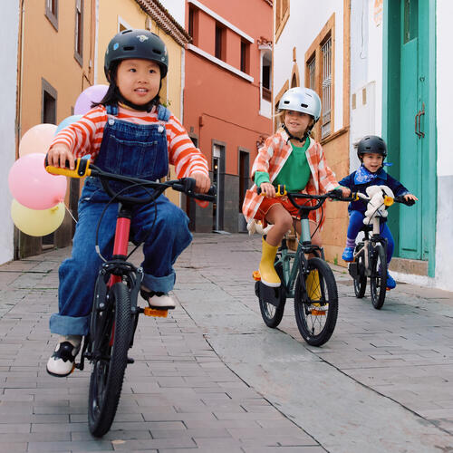 Vélo enfant 16 pouces 4-6 ans, DISCOVER 900 vert