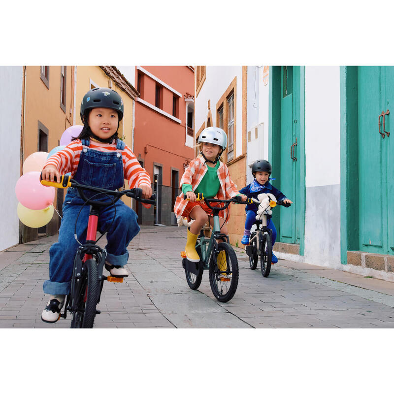 Bicicletă 16 inch 4-6 ani DISCOVER 900 Roz Copii