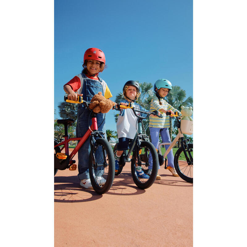 Bicicletă 16 inch 4-6 ani DISCOVER 900 Roz Copii