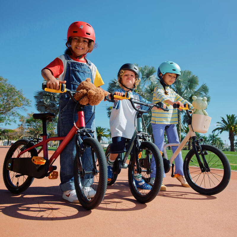 Bicicletă 16 inch 4-6 ani DISCOVER 900 Roz Copii