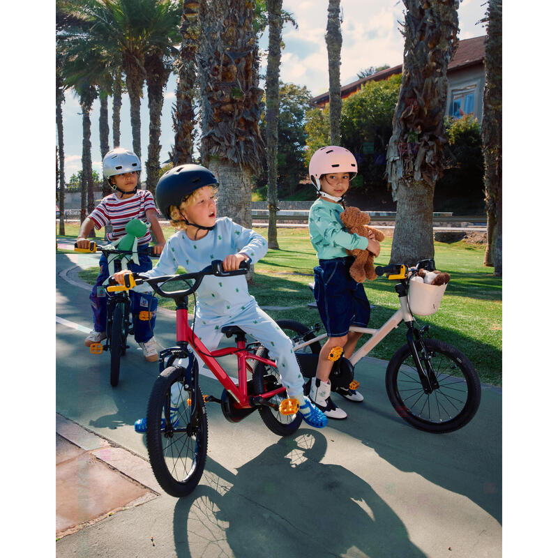 Bicicletă 16 inch 4-6 ani DISCOVER 900 Roz Copii