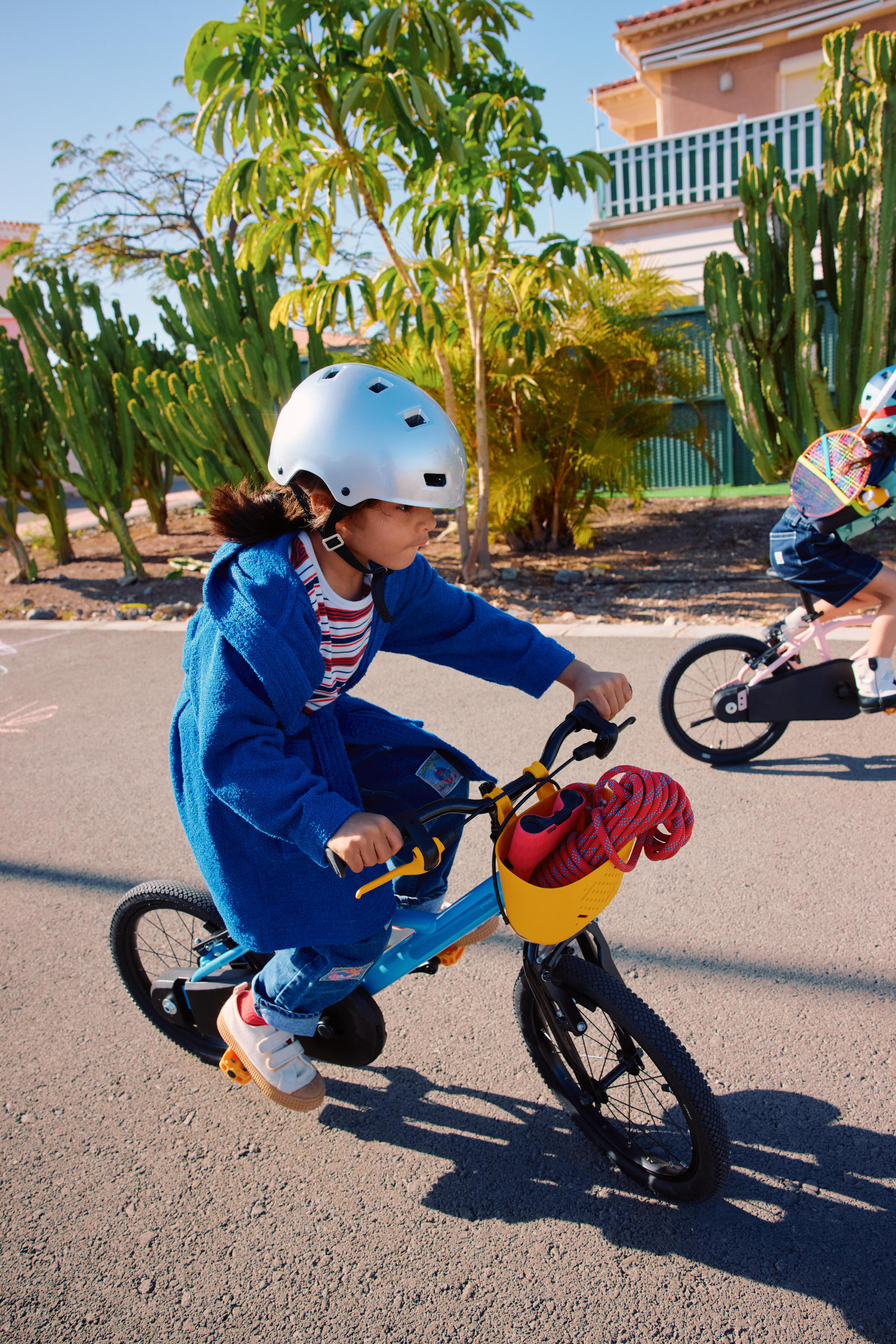 Kid's bike 16" 4-6 years, DISCOVER 500 Blue 15/18