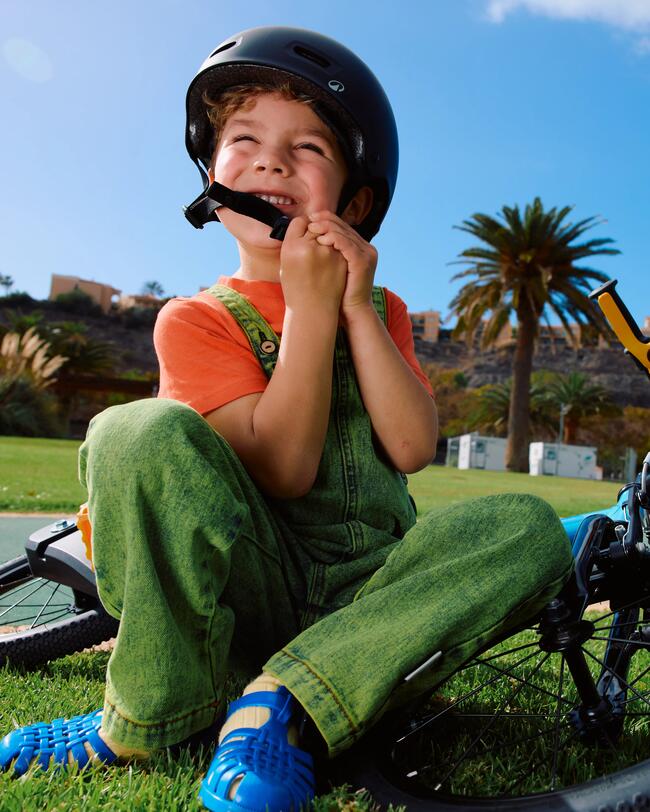 BIKE TEEN HELMET 500 Black