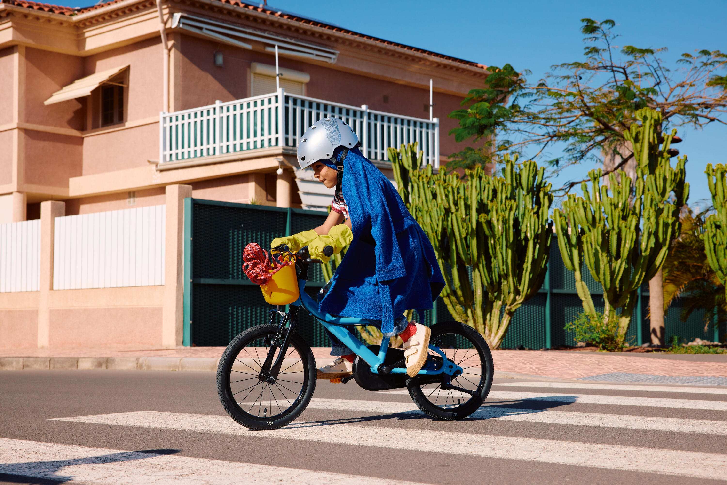 Kindervelo 16 Zoll Discover 500 blau  3/21