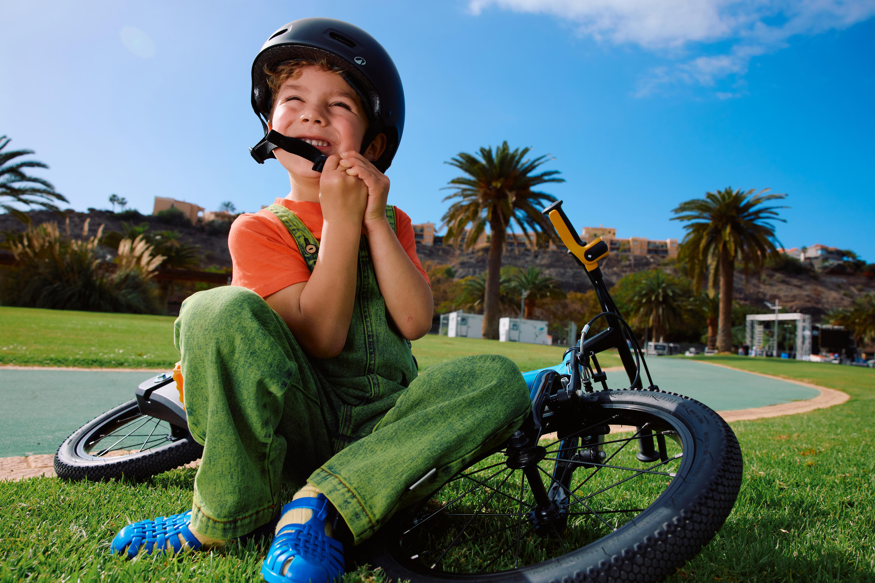 Kindervelo 16 Zoll Discover 500 blau  14/21