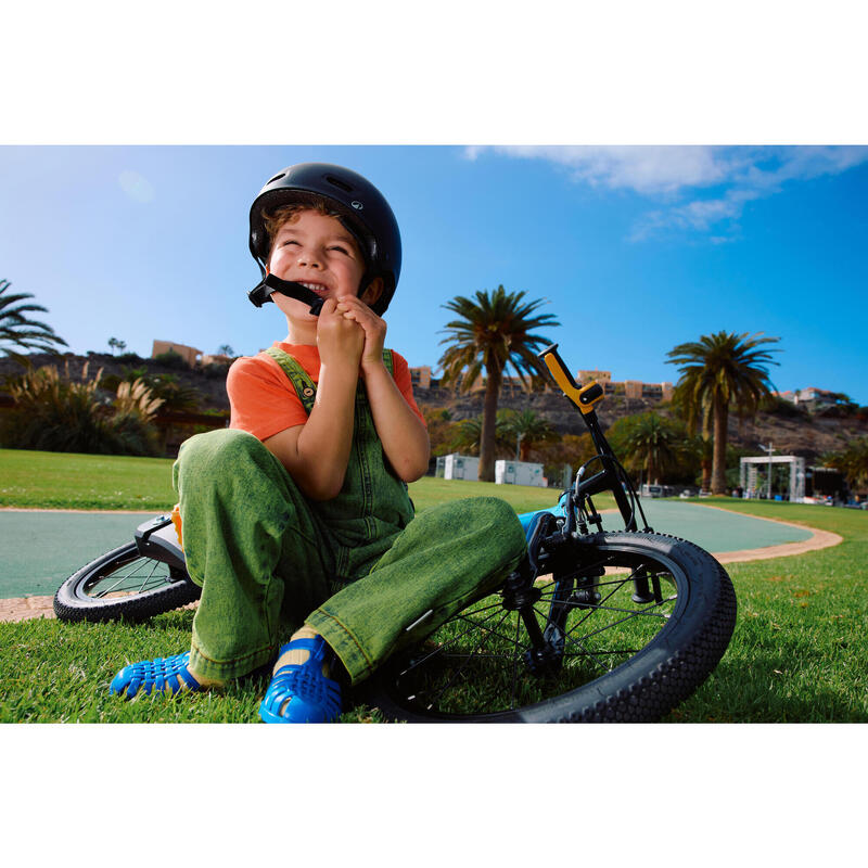 Vélo enfant 16 pouces 4-6 ans, DISCOVER 500 bleu