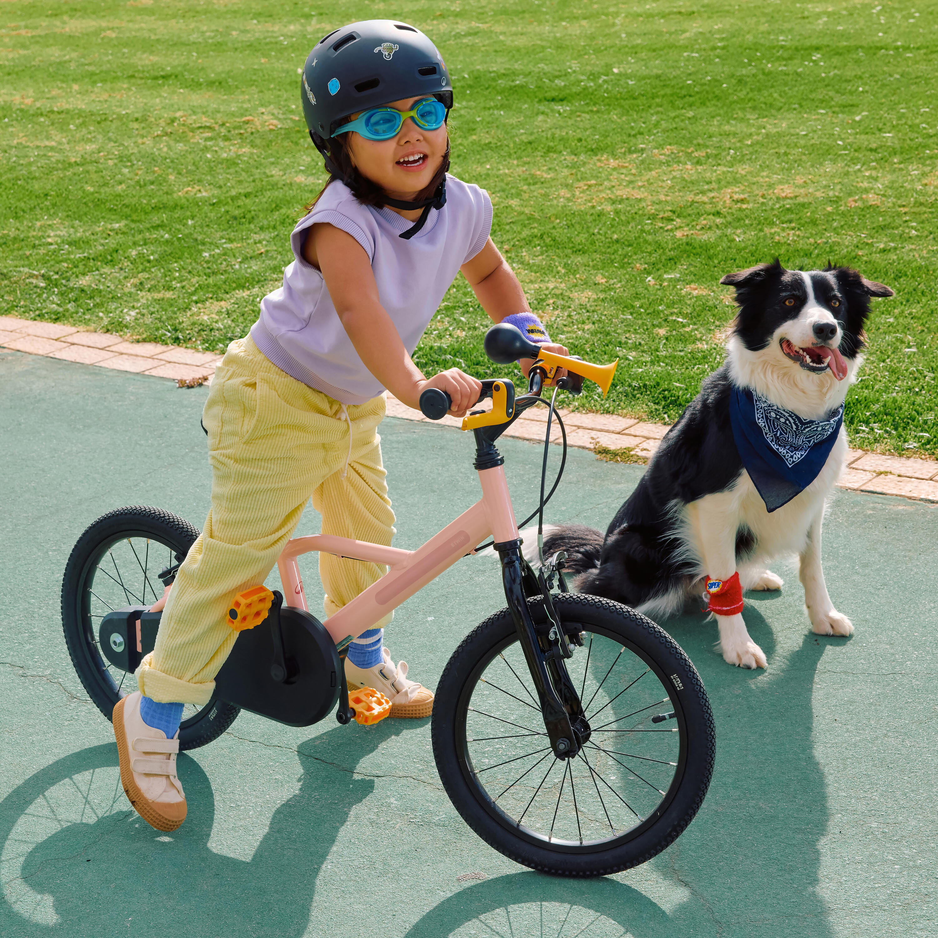 Kid's bike 16" 4-6 years, DISCOVER 100 Pink 33/38