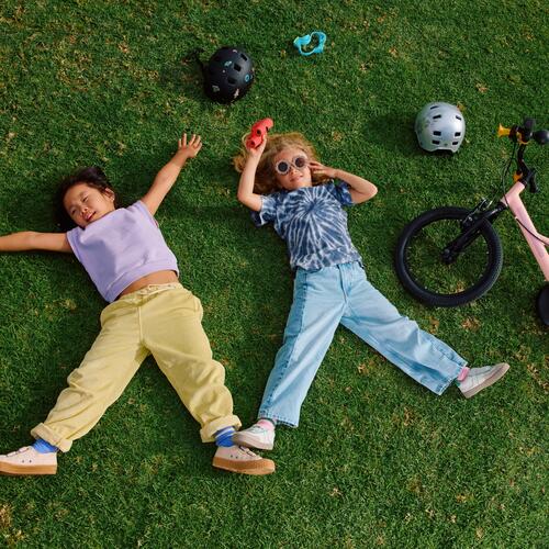 Vélo enfant 16 pouces 4-6 ans, DISCOVER 500 rouge