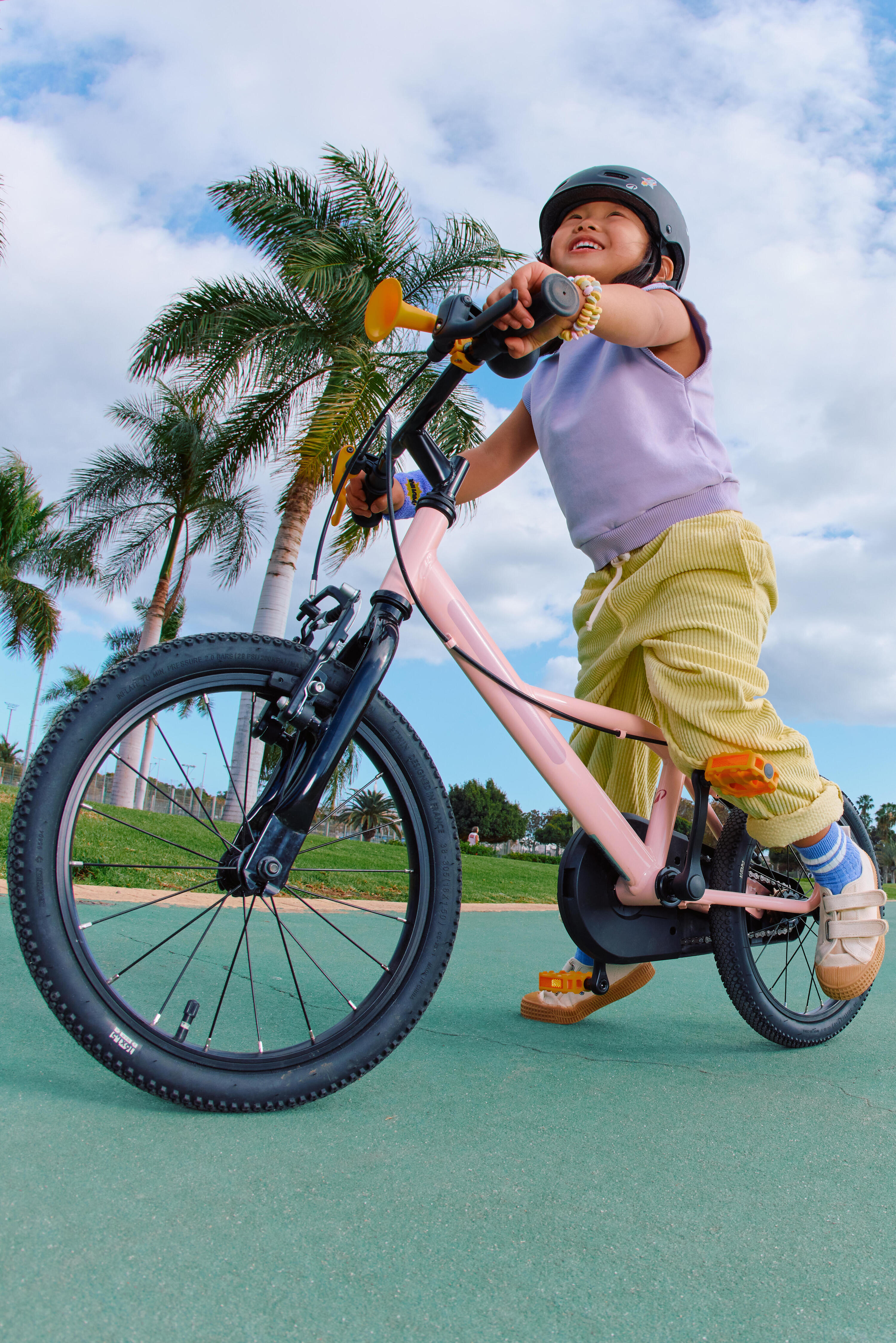 Kid's bike 16" 4-6 years, DISCOVER 100 Pink 29/38