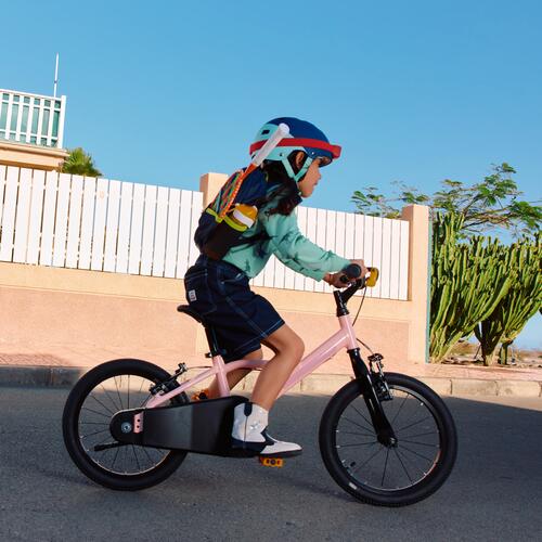 Vélo enfant 16 pouces 4-6 ans, DISCOVER 500 rouge