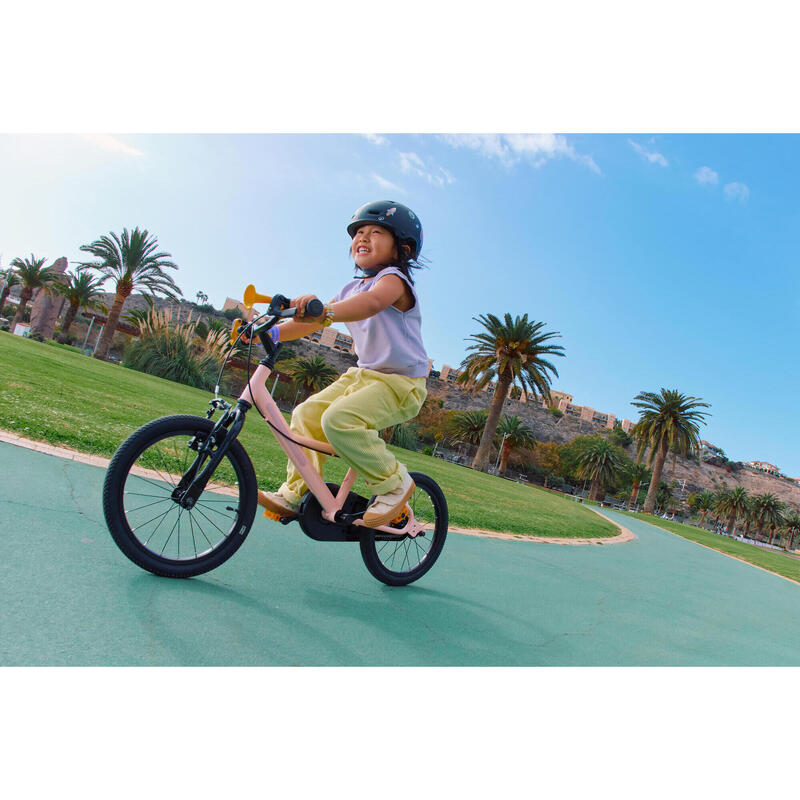 Vélo enfant 16 pouces 4-6 ans, DISCOVER 500 rose