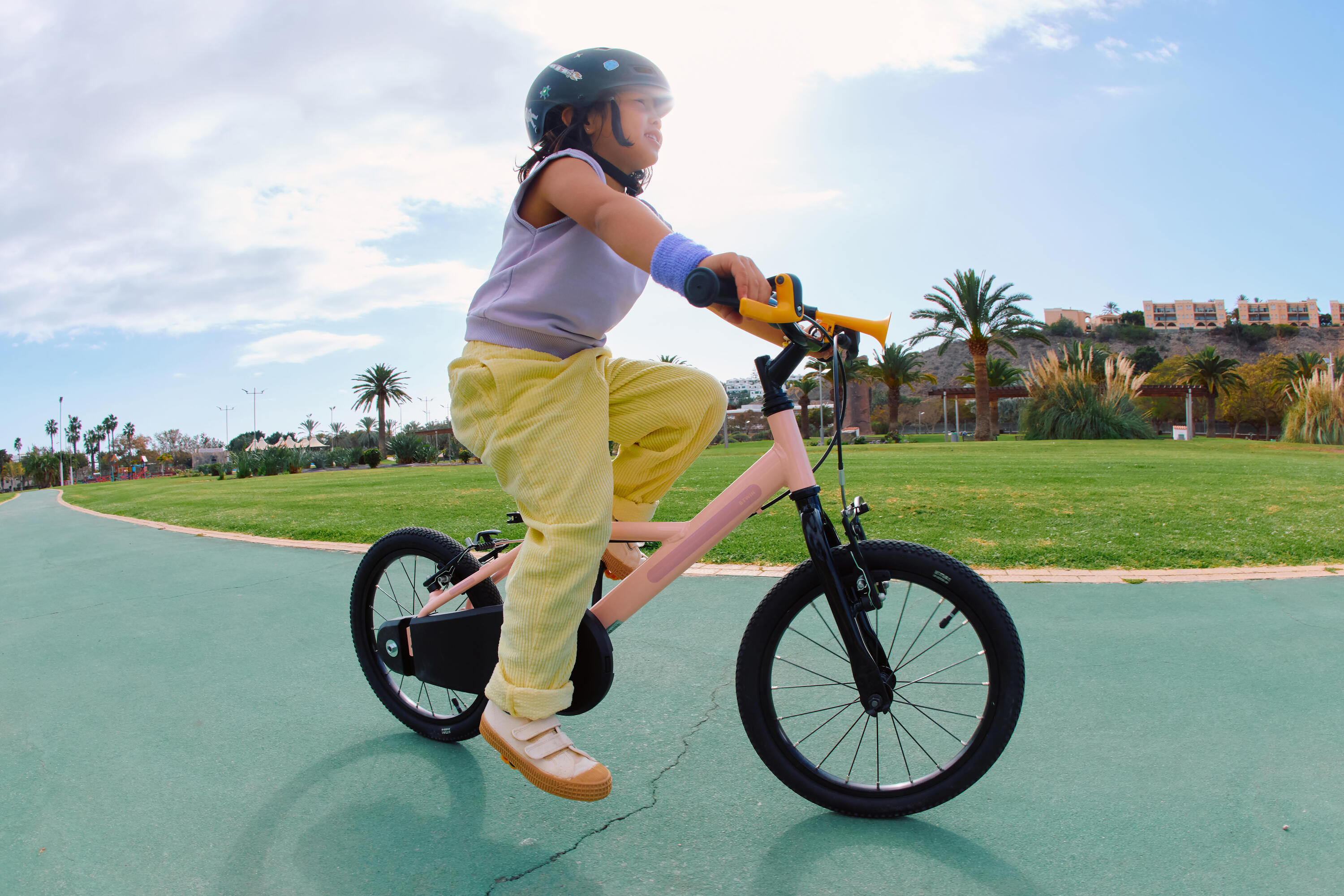 Kid's bike 16" 4-6 years, DISCOVER 100 Pink 21/38