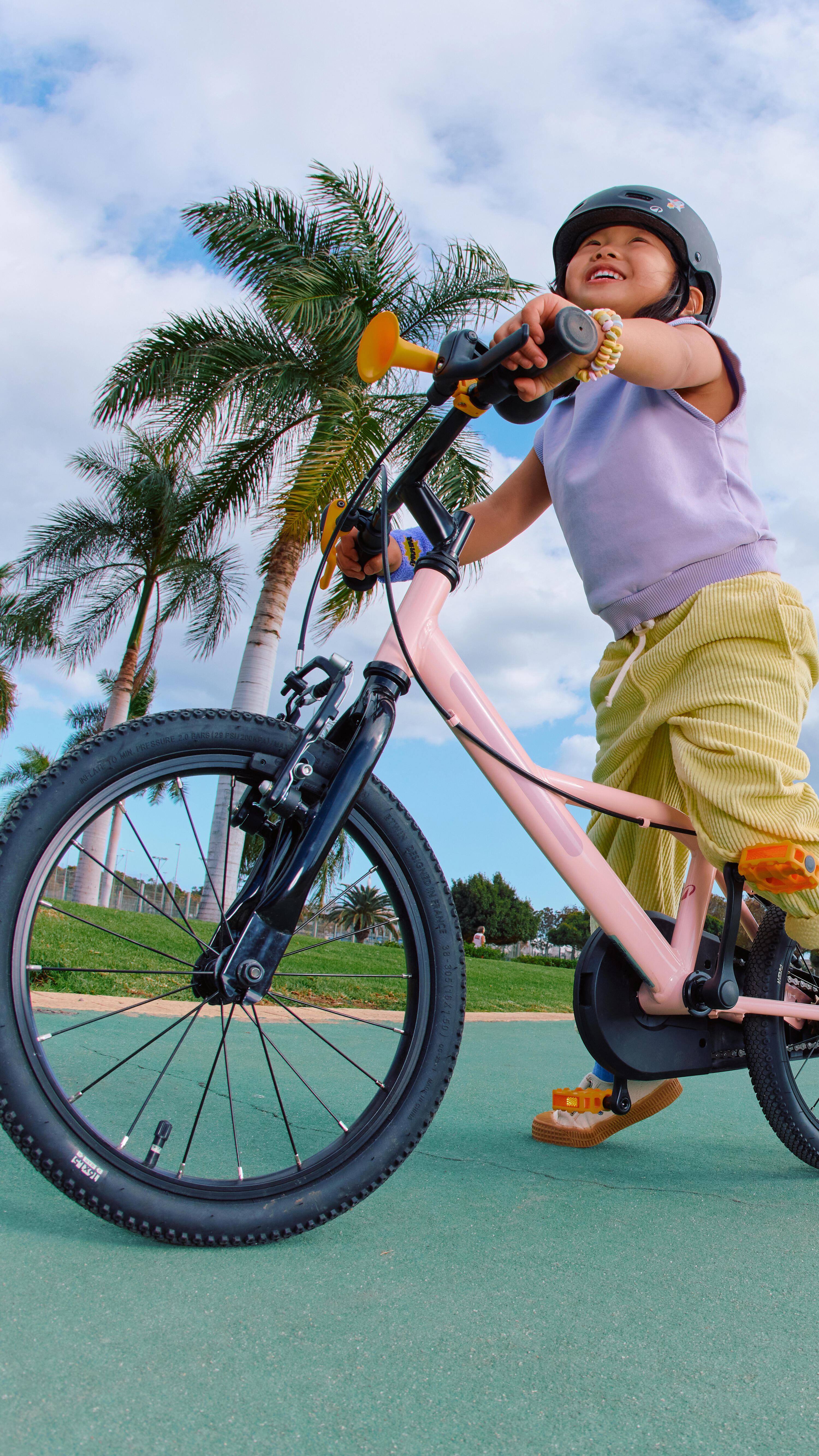 Kid's bike 16" 4-6 years, DISCOVER 100 Pink 19/38