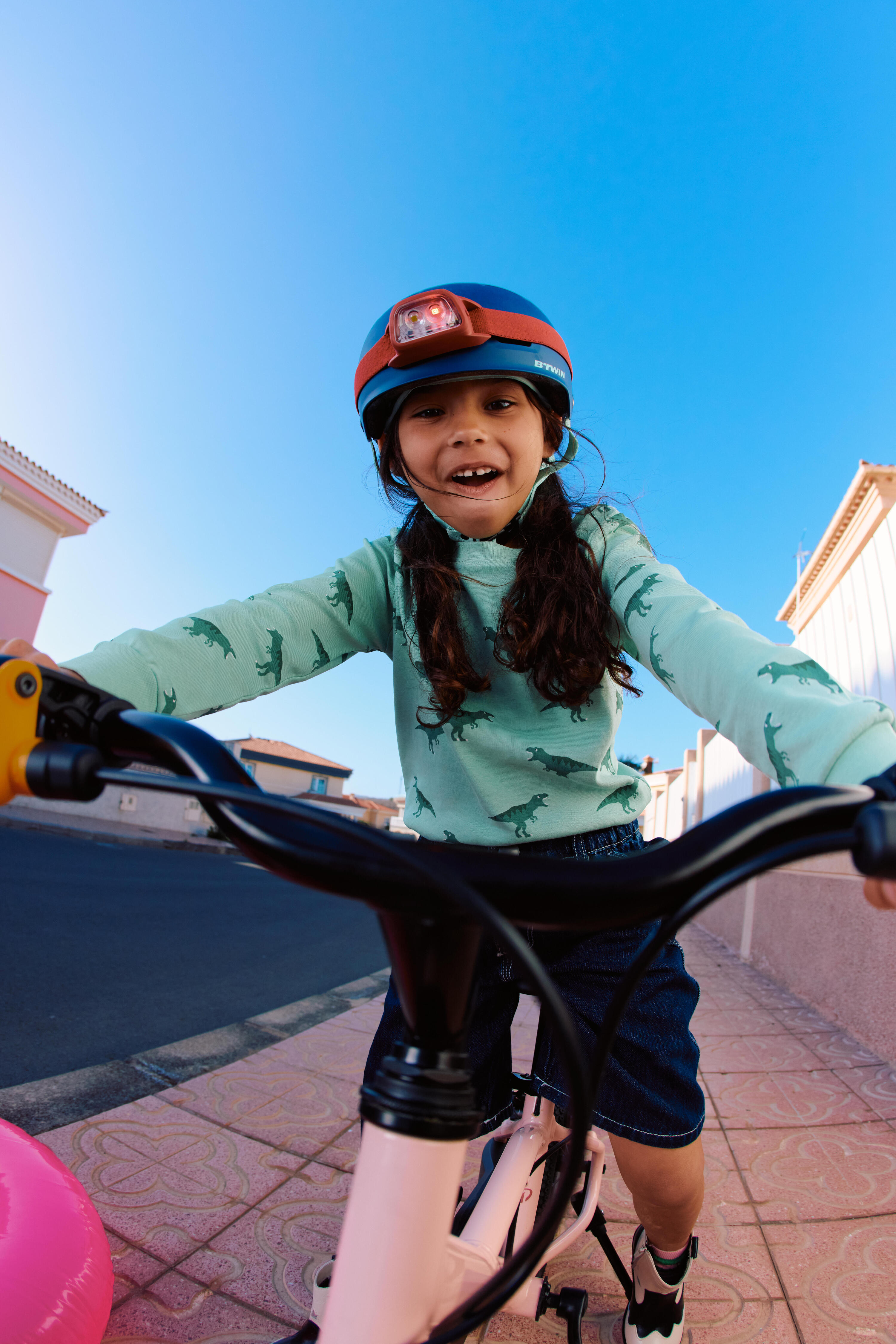 Kid's bike 16" 4-6 years, DISCOVER 100 Pink 15/38
