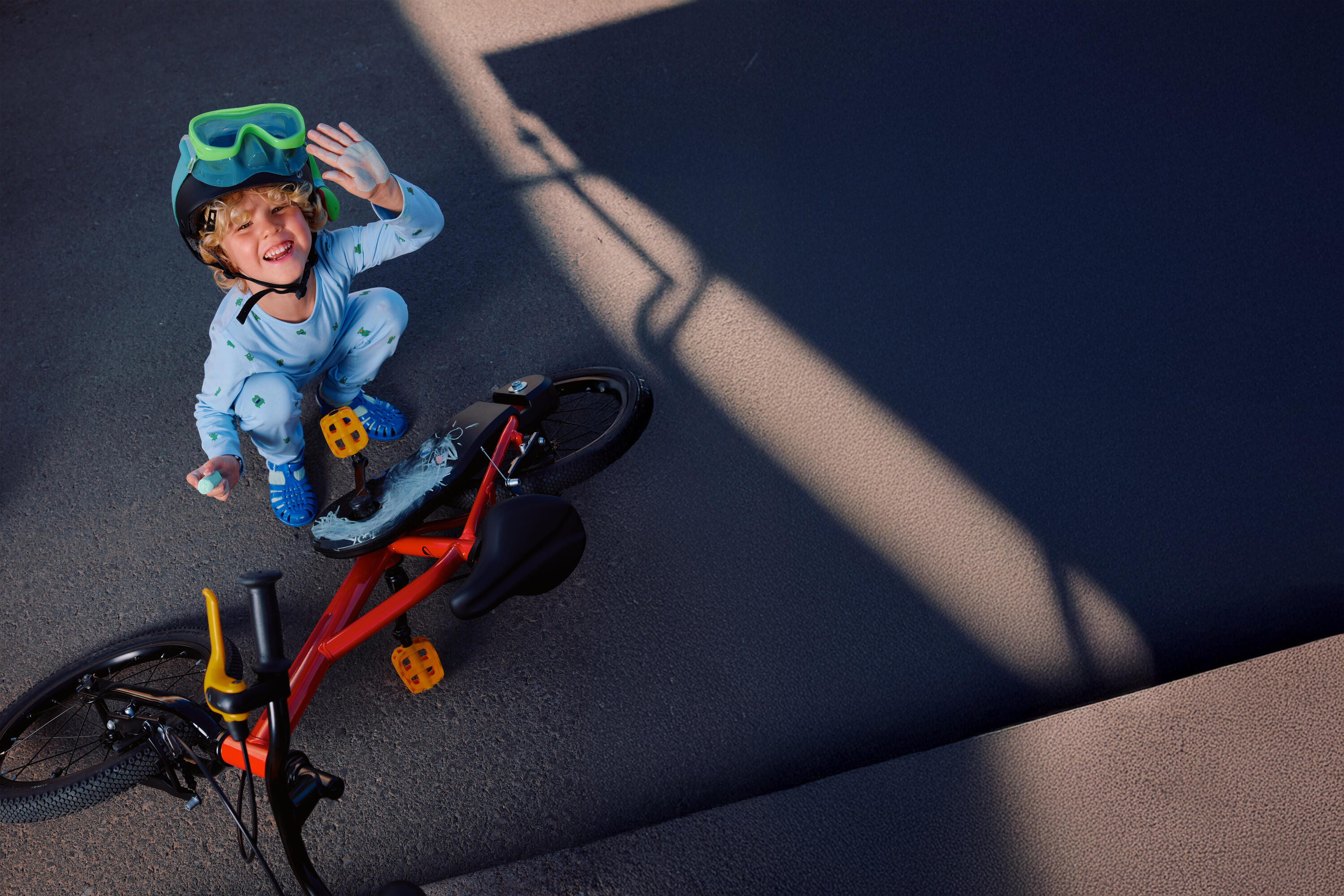 Kid's bike 16" 4-6 years, DISCOVER 500 Red 45/49