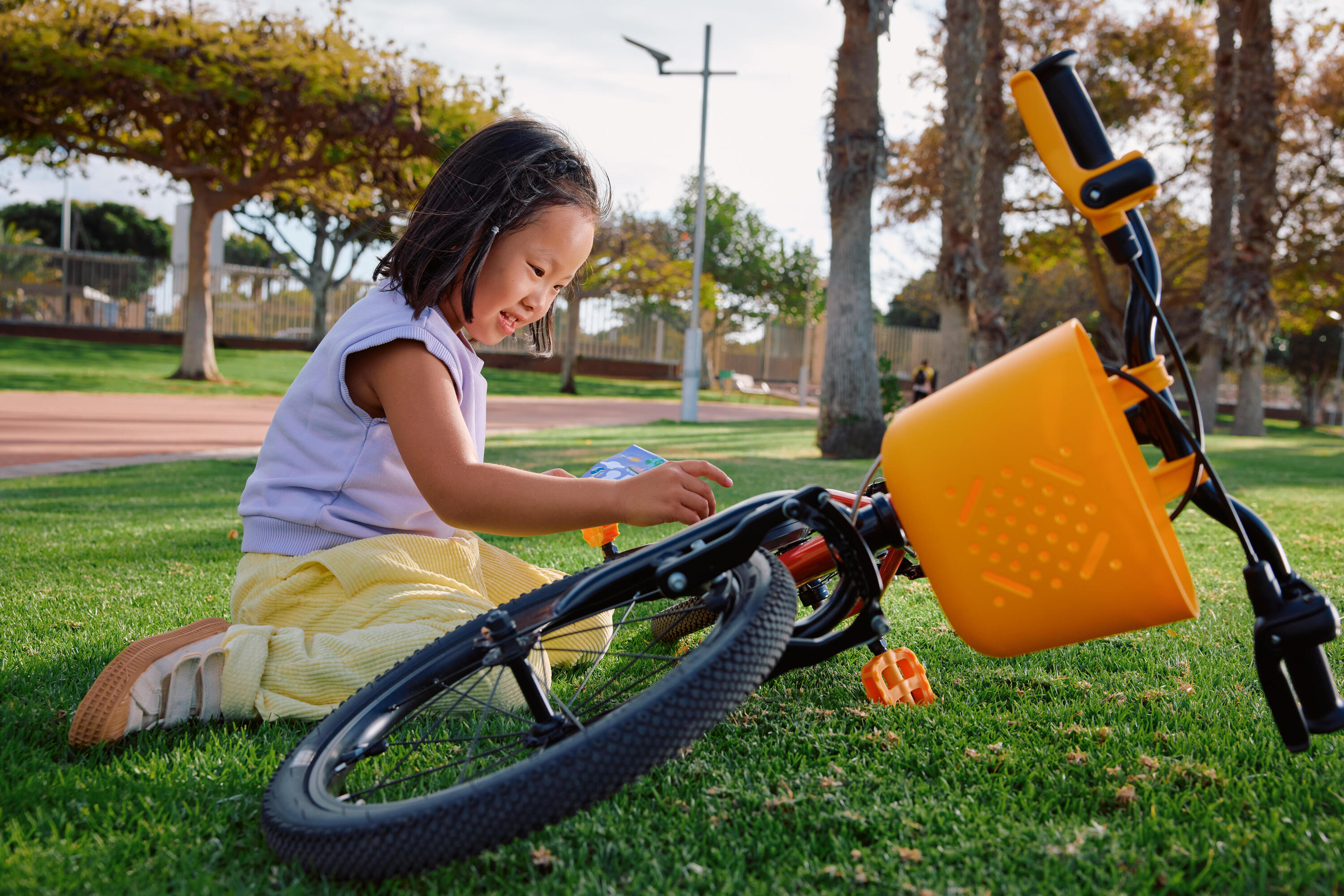 Kid's bike 16" 4-6 years, DISCOVER 500 Red 39/49