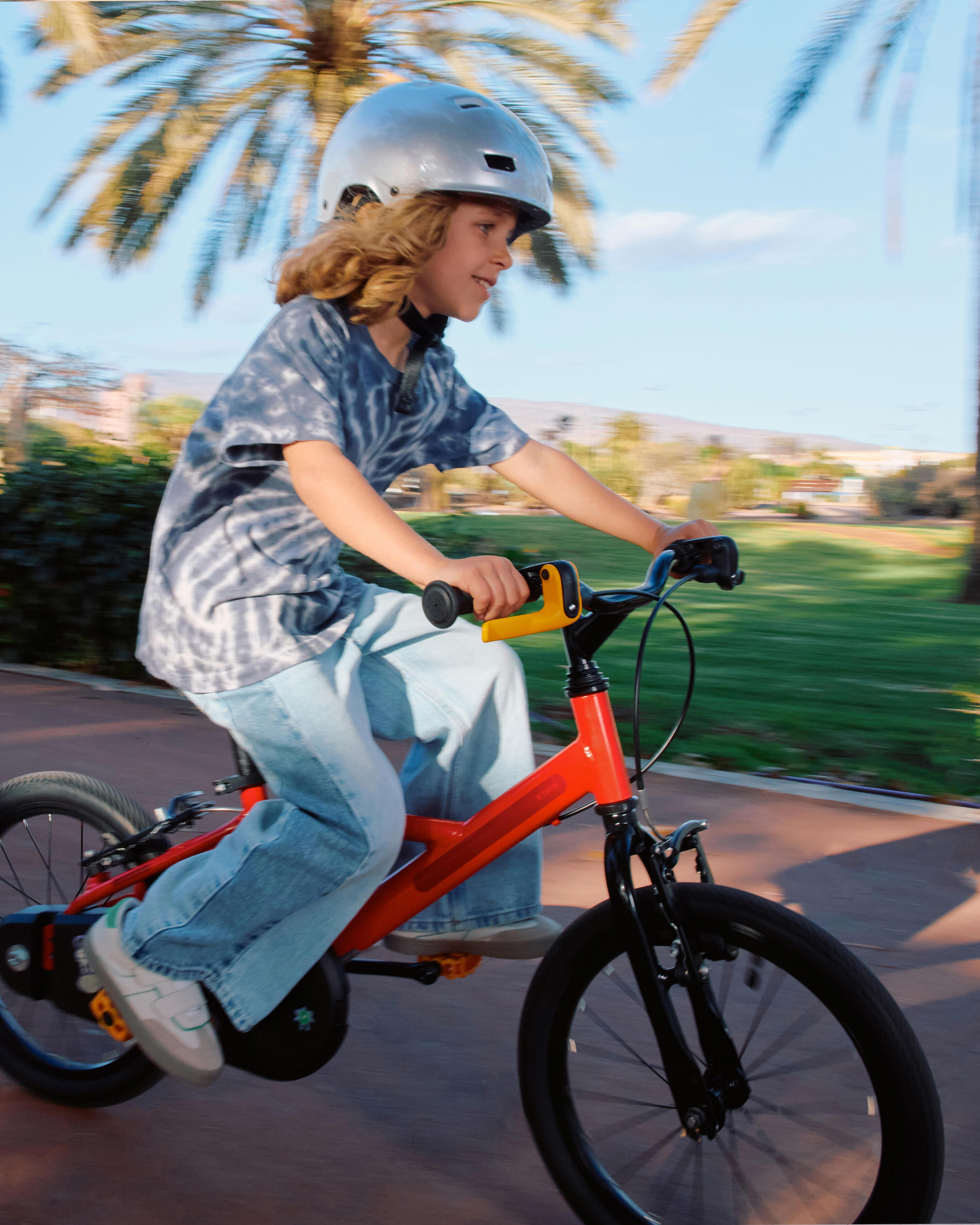 Kid's bike 16" 4-6 years, DISCOVER 500 Red 38/49
