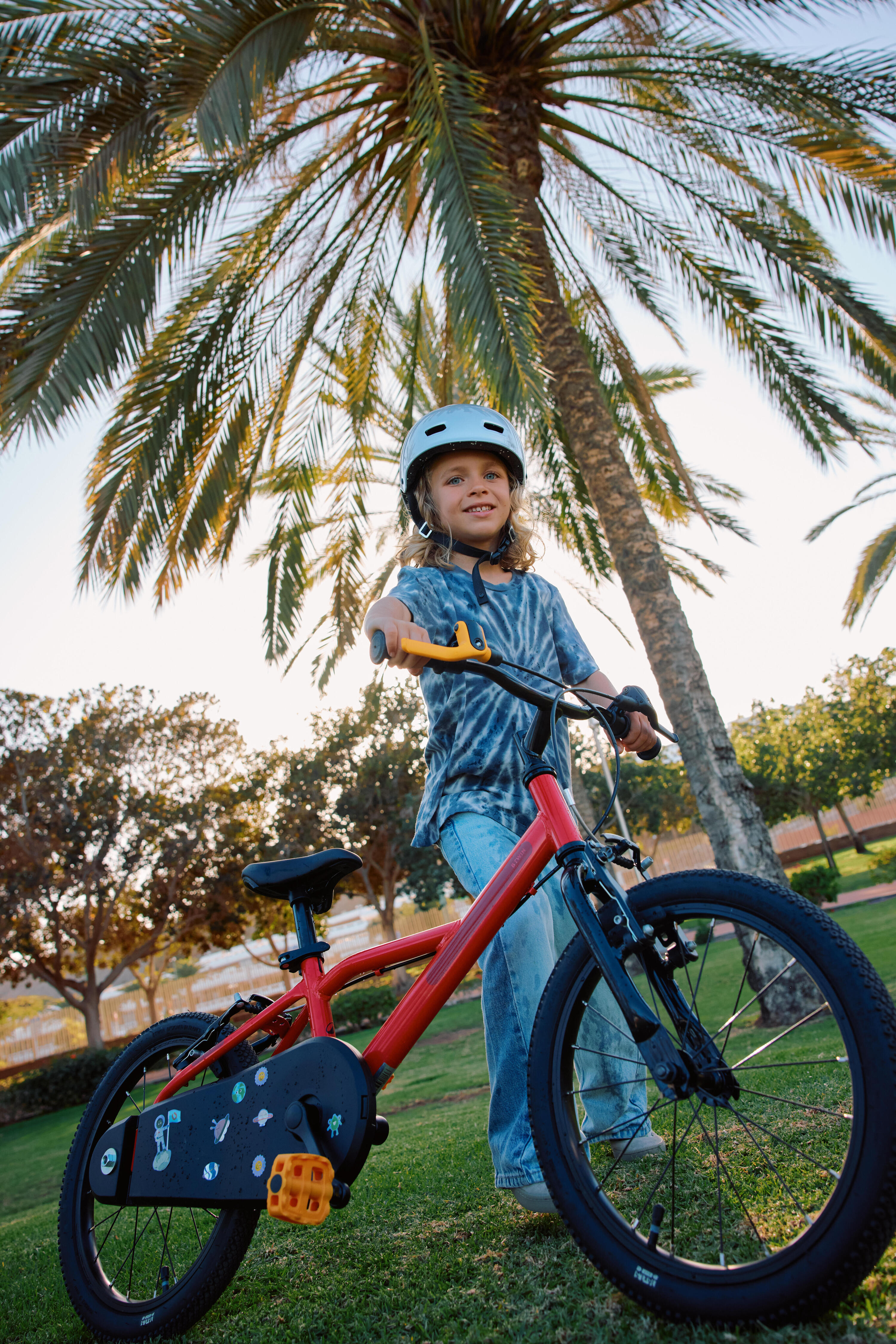 Kid's bike 16" 4-6 years, DISCOVER 500 Red 35/49