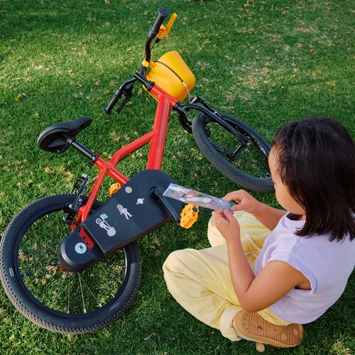 Vélo enfant 16 pouces 4-6 ans, DISCOVER 500 rouge