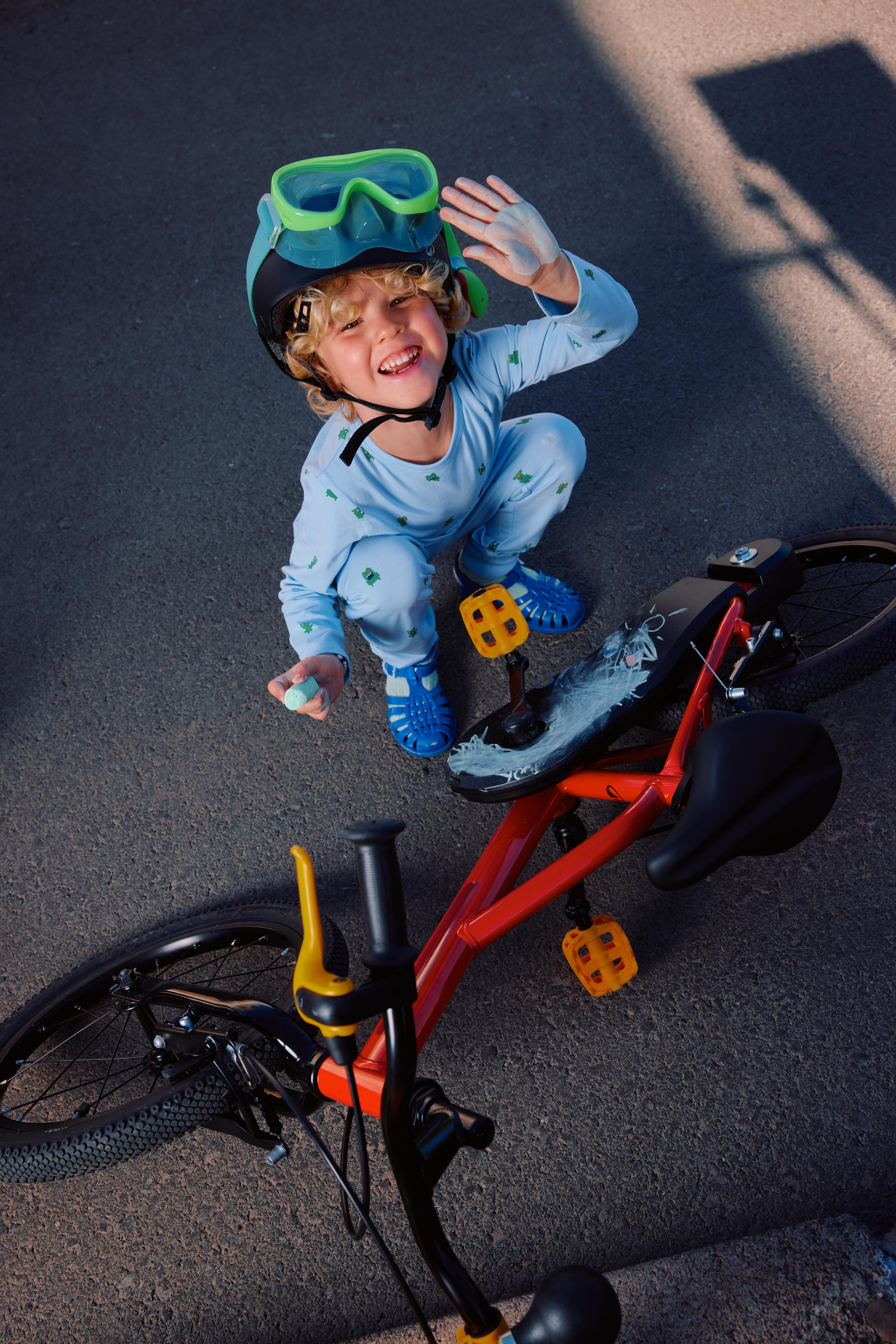 Kid's bike 16" 4-6 years, DISCOVER 500 Red 29/49