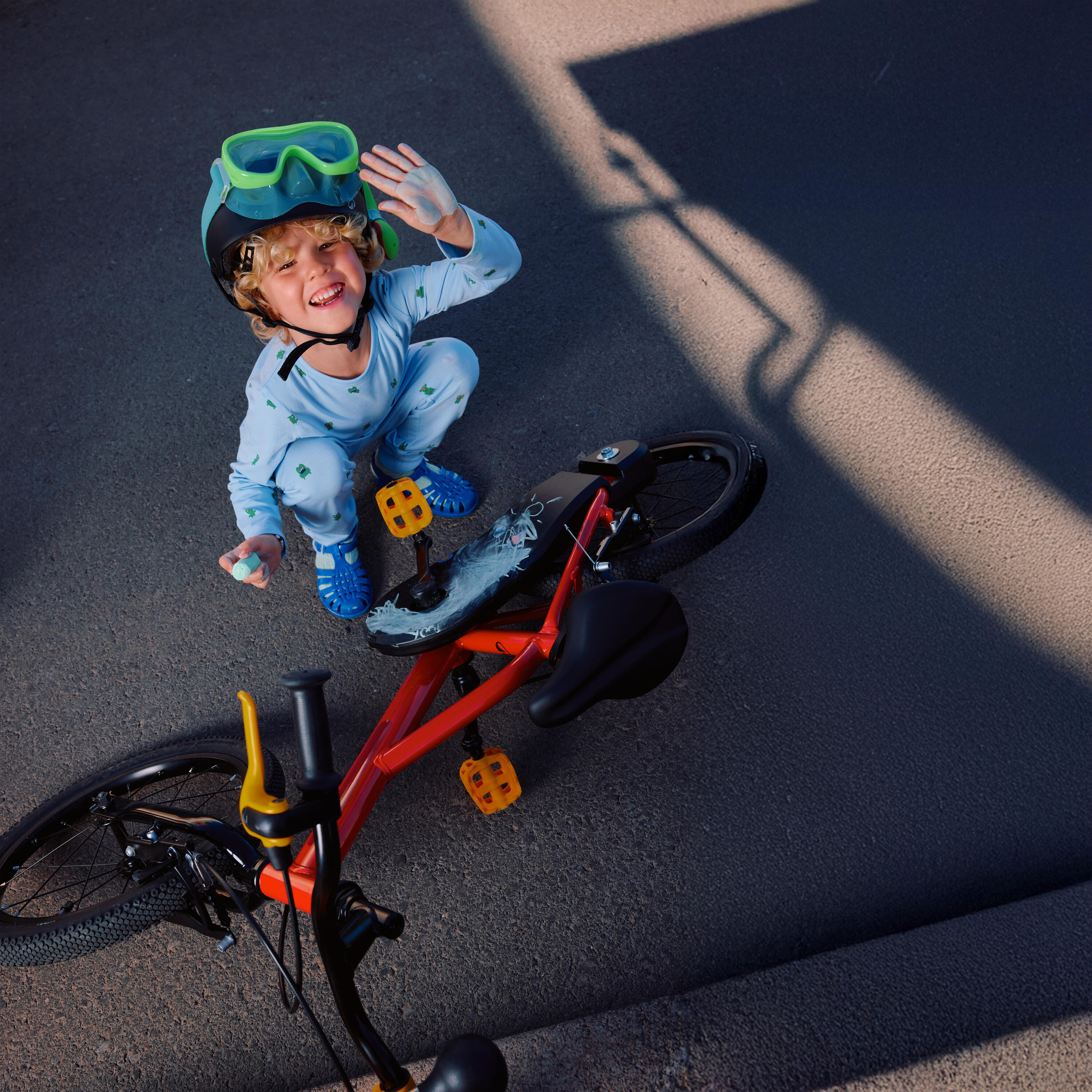 Kid's bike 16" 4-6 years, DISCOVER 500 Red 28/49