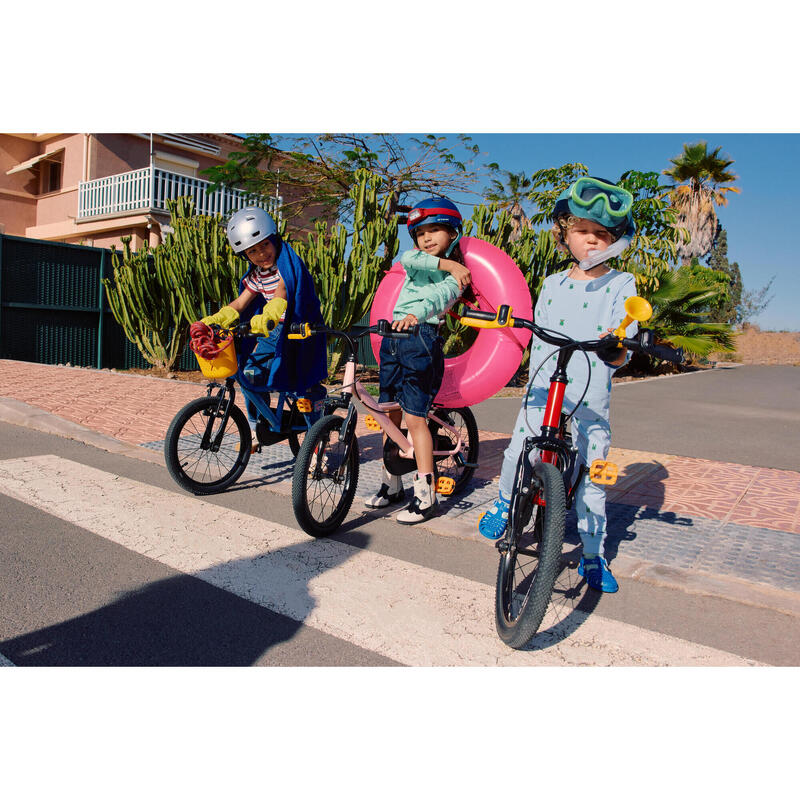 Vélo enfant 16 pouces 4-6 ans, DISCOVER 500 bleu
