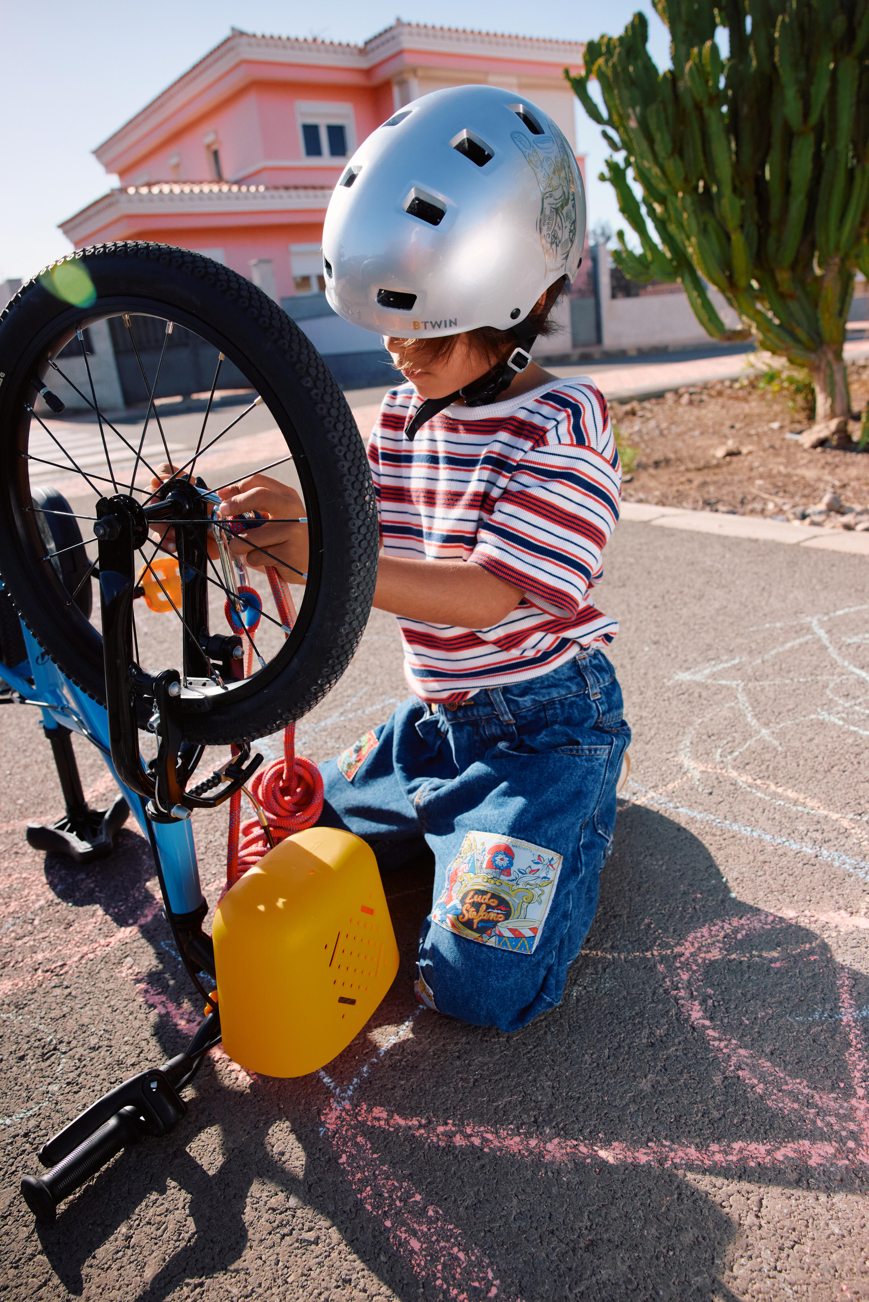 Kid's bike 16" 4-6 years, DISCOVER 500 Red 23/49
