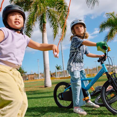 Vélo enfant 16 pouces 4-6 ans, DISCOVER 500 rouge