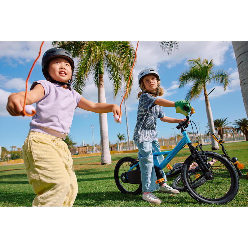 Vélo enfant 16 pouces 4-6 ans, DISCOVER 500 bleu