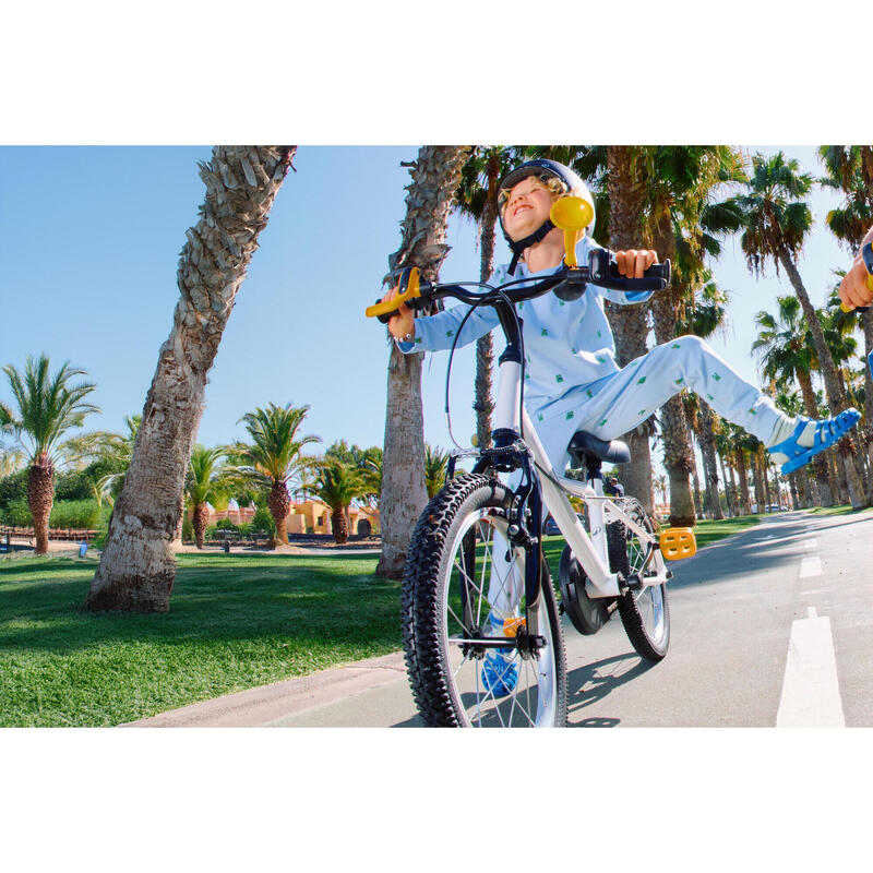 Bicicletă 16 inch 4-6 ani DISCOVER 100 Alb Copii