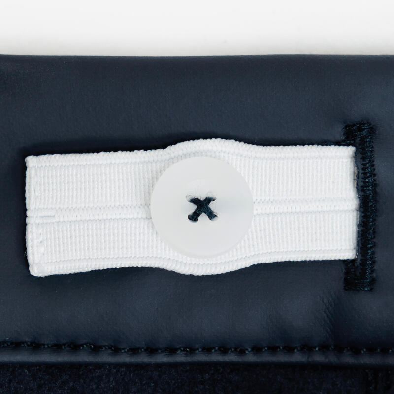 Pantalon équitation kipwarm chaud et déperlant Enfant - 500 noir