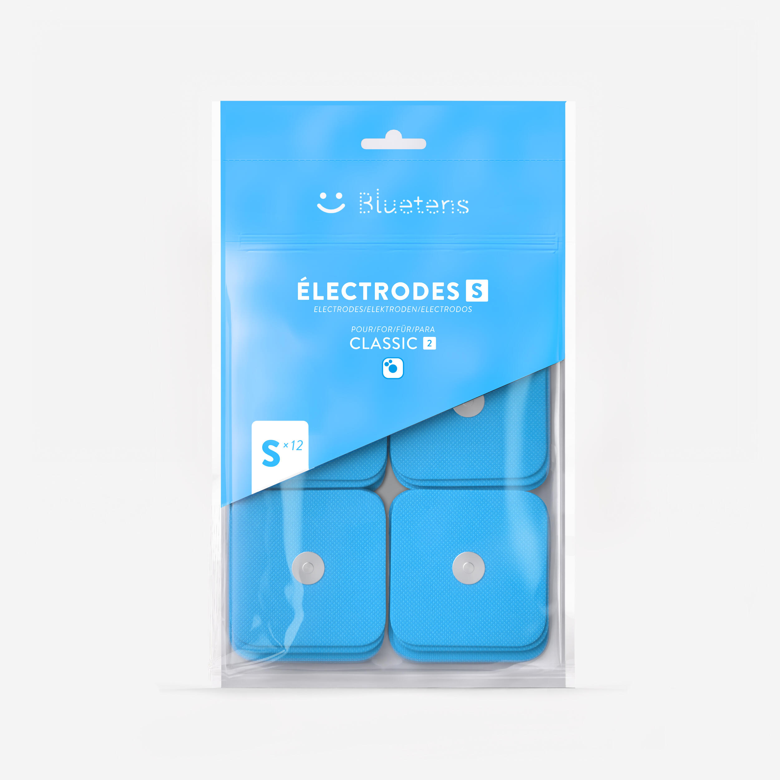 BLUETENS Magnetische Elektroden S12 Classic 2 | 03760071201535 BLUETENS Magnetische Elektroden S12 Classic 2 | 03760071201535