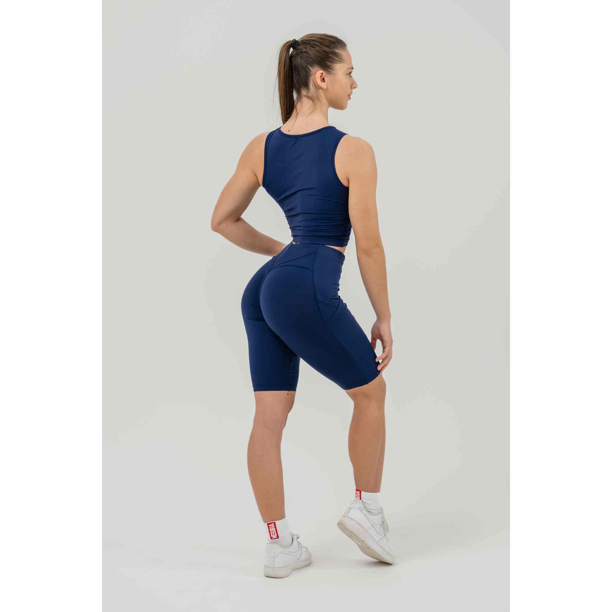 Tank top SNATCHED - modrý 5/5