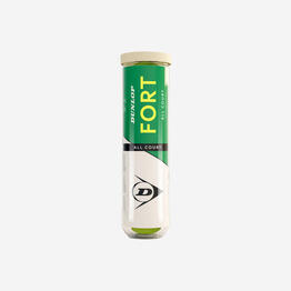 BALLES DE TENNIS DUNLOP FORT ALL COURT *4 JAUNE CONTROL