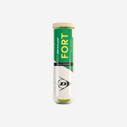 BALLES DE TENNIS DUNLOP FORT ALL COURT *4 JAUNE CONTROL