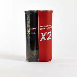 Balle de tennis vive 2 tubes de 4 balles, Kuikma Speed pro