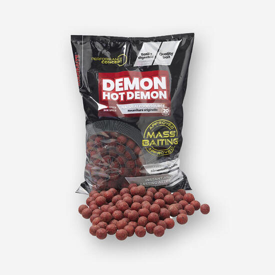 Boilies carp fishing PC MASS BAITING 20mm 3Kg hot demon